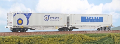 ACME 40398 - H0 - 2-tlg. Containertragwagen Sante, VTG, Ep. V-VI